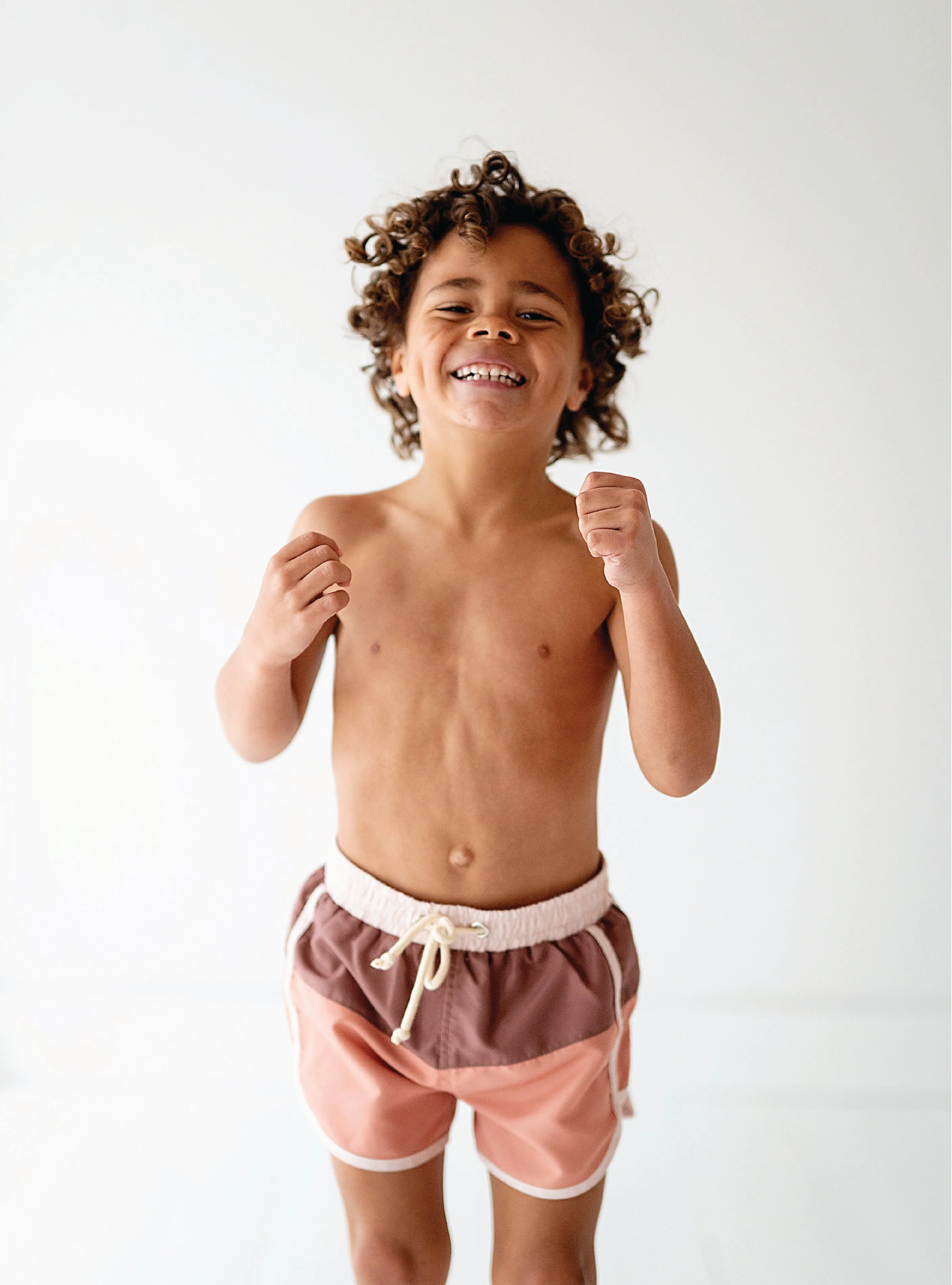 Earthy Two Toned Shorts