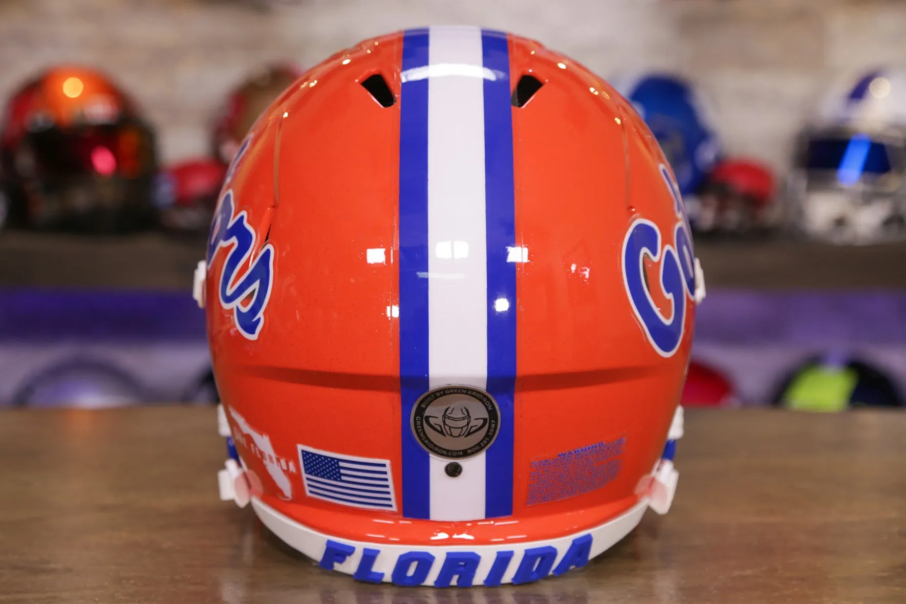 Florida Gators Riddell Speed Replica Helmet - GG Edition 00296