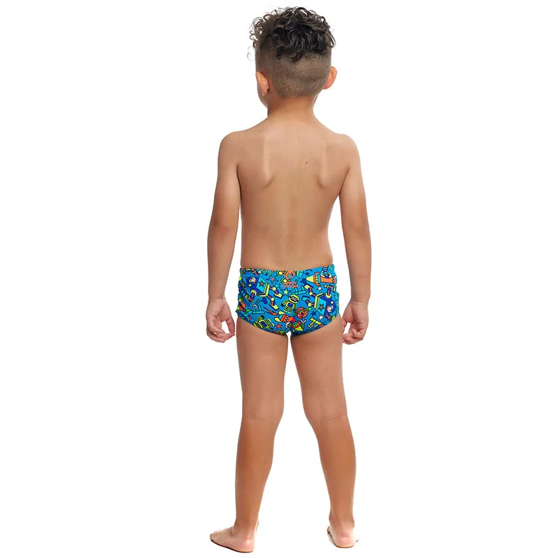 Funky Trunks - Beep Beep - Toddler Boys Printed Trunks