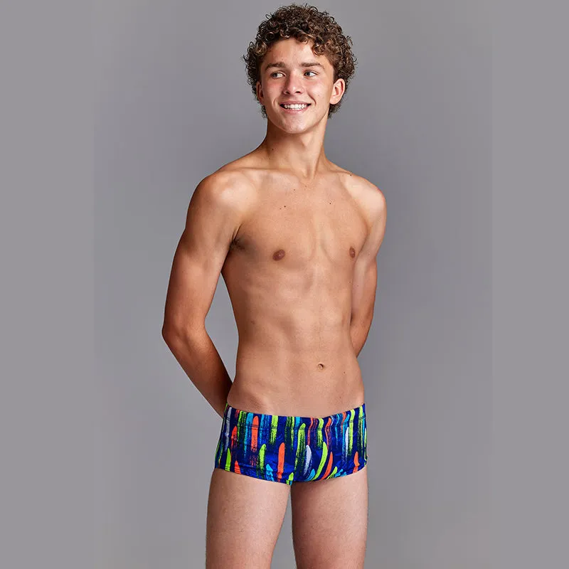 Funky Trunks - Fire Cracker - Boys Sidewinder Trunks