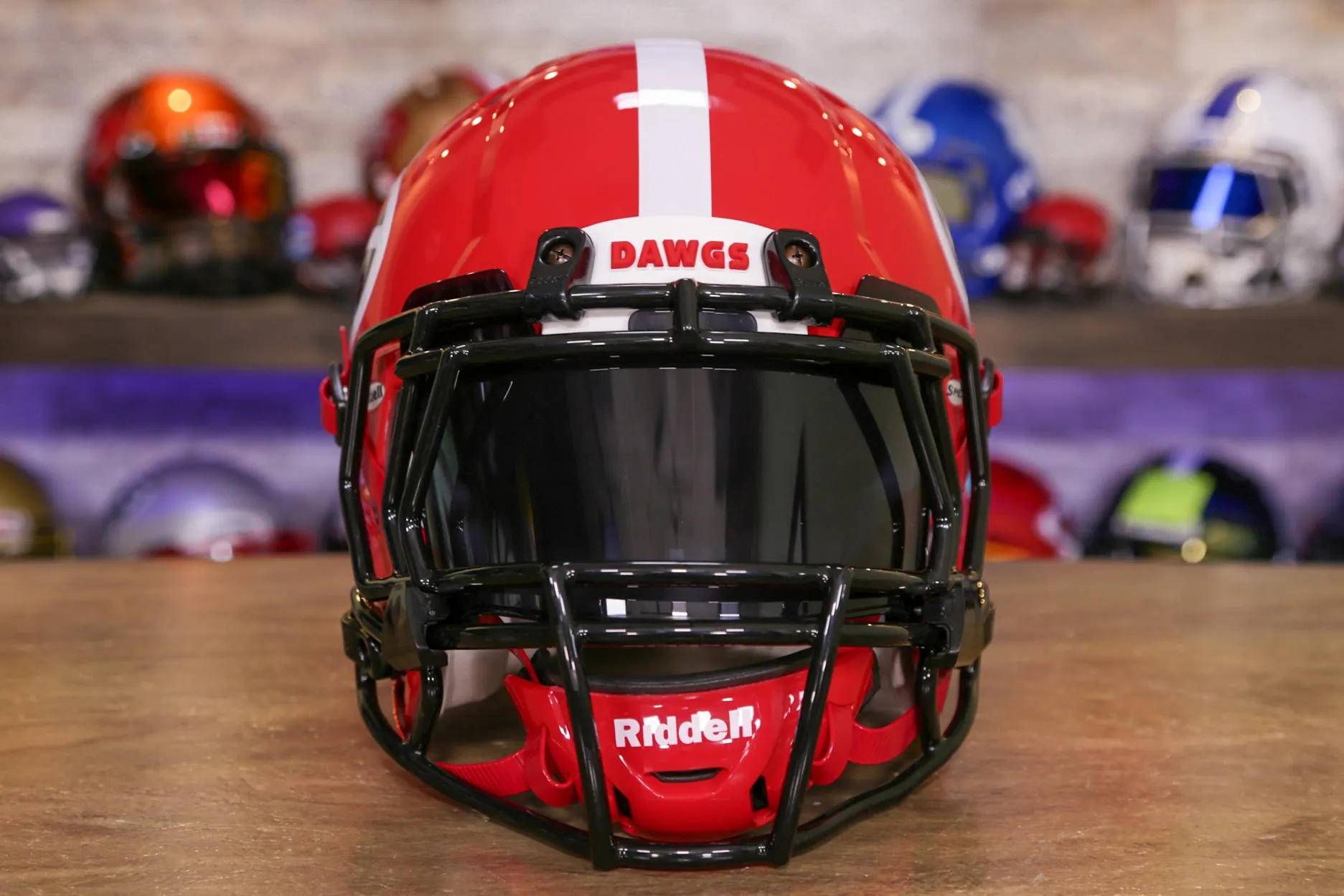 Georgia Bulldogs Riddell Speed Authentic Helmet - GG Edition 00305