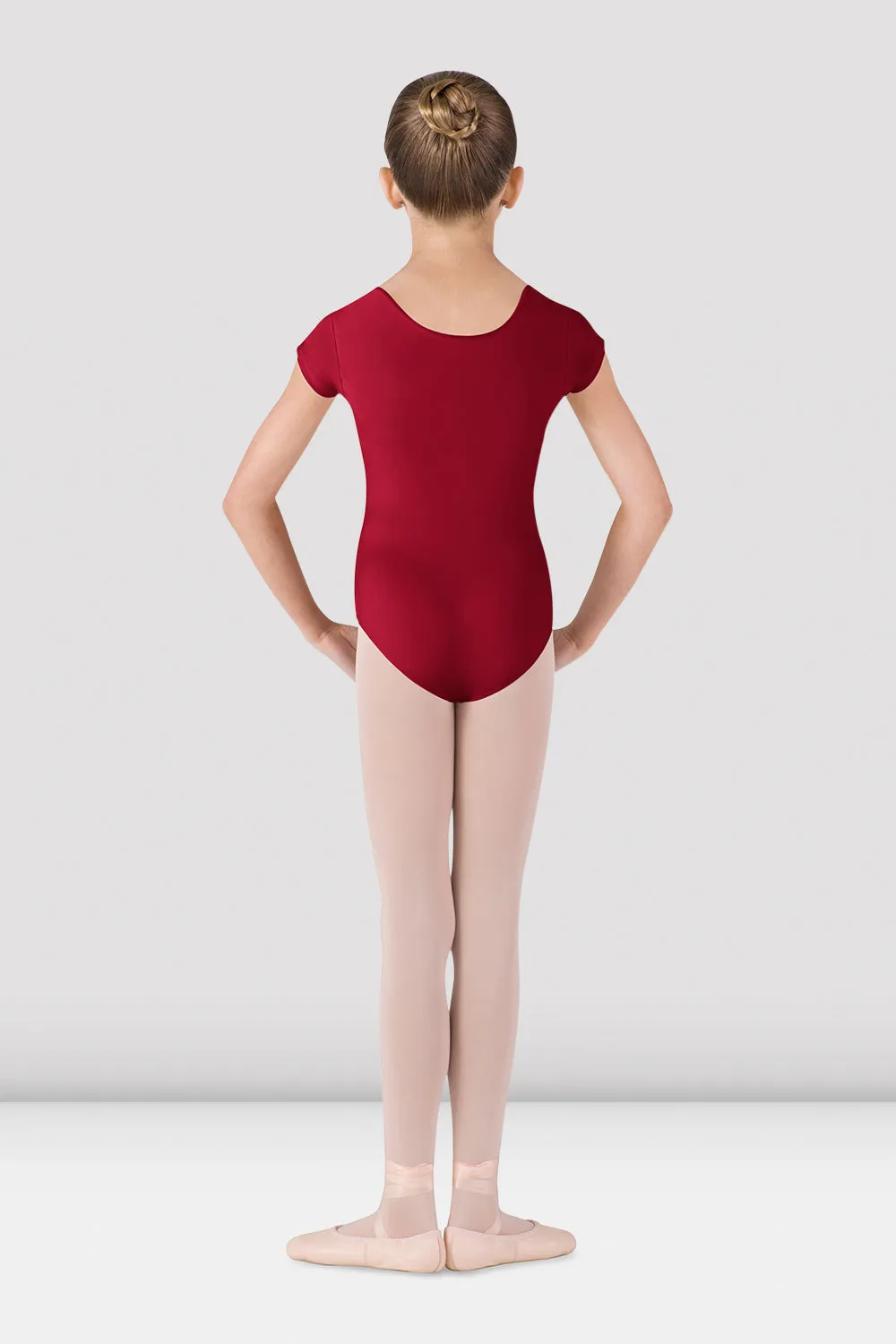 Girls Dujour Cap Sleeve Leotard