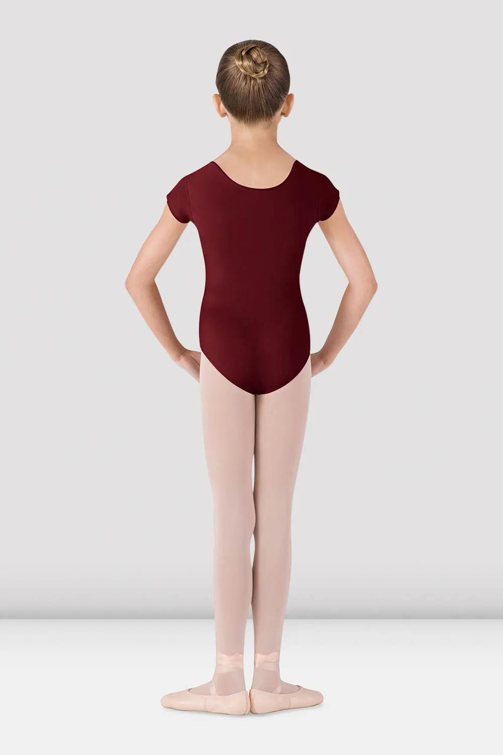 Girls Dujour Cap Sleeve Leotard