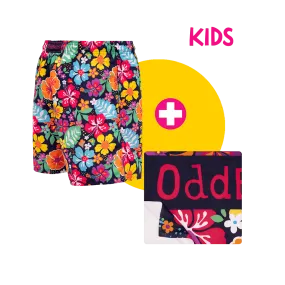 Hawaii - Kids Swim Shorts & Towel Bundle