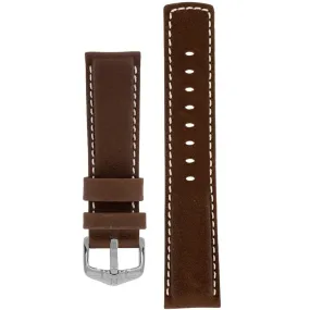Hirsch MARINER Water-Resistant Leather Watch Strap
