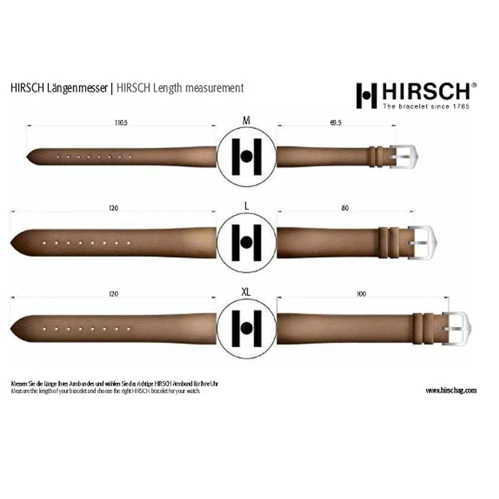 Hirsch MARINER Water-Resistant Leather Watch Strap