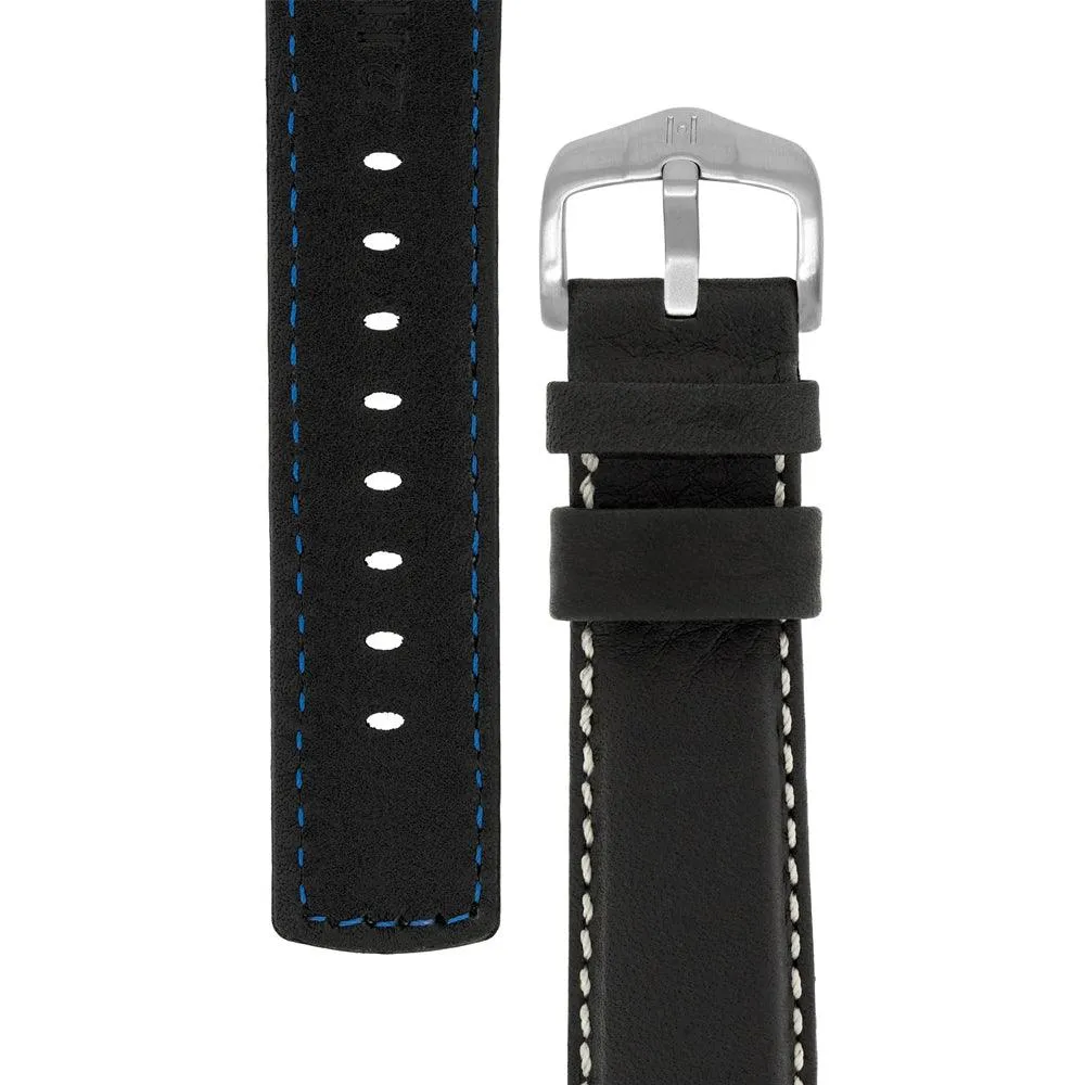Hirsch MARINER Water-Resistant Leather Watch Strap