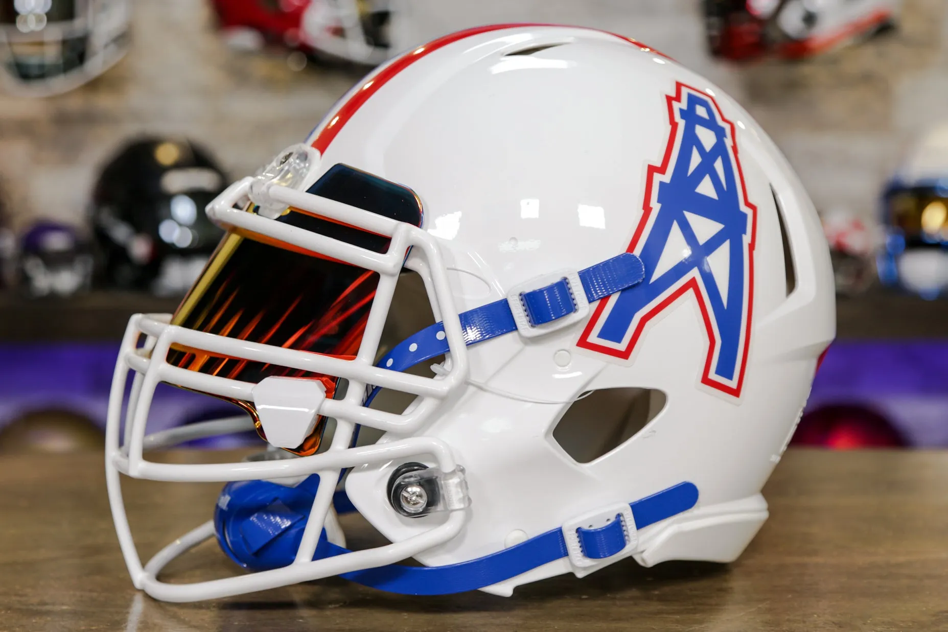 Houston Oilers Riddell Speed Authentic Helmet - GG Edition 00174