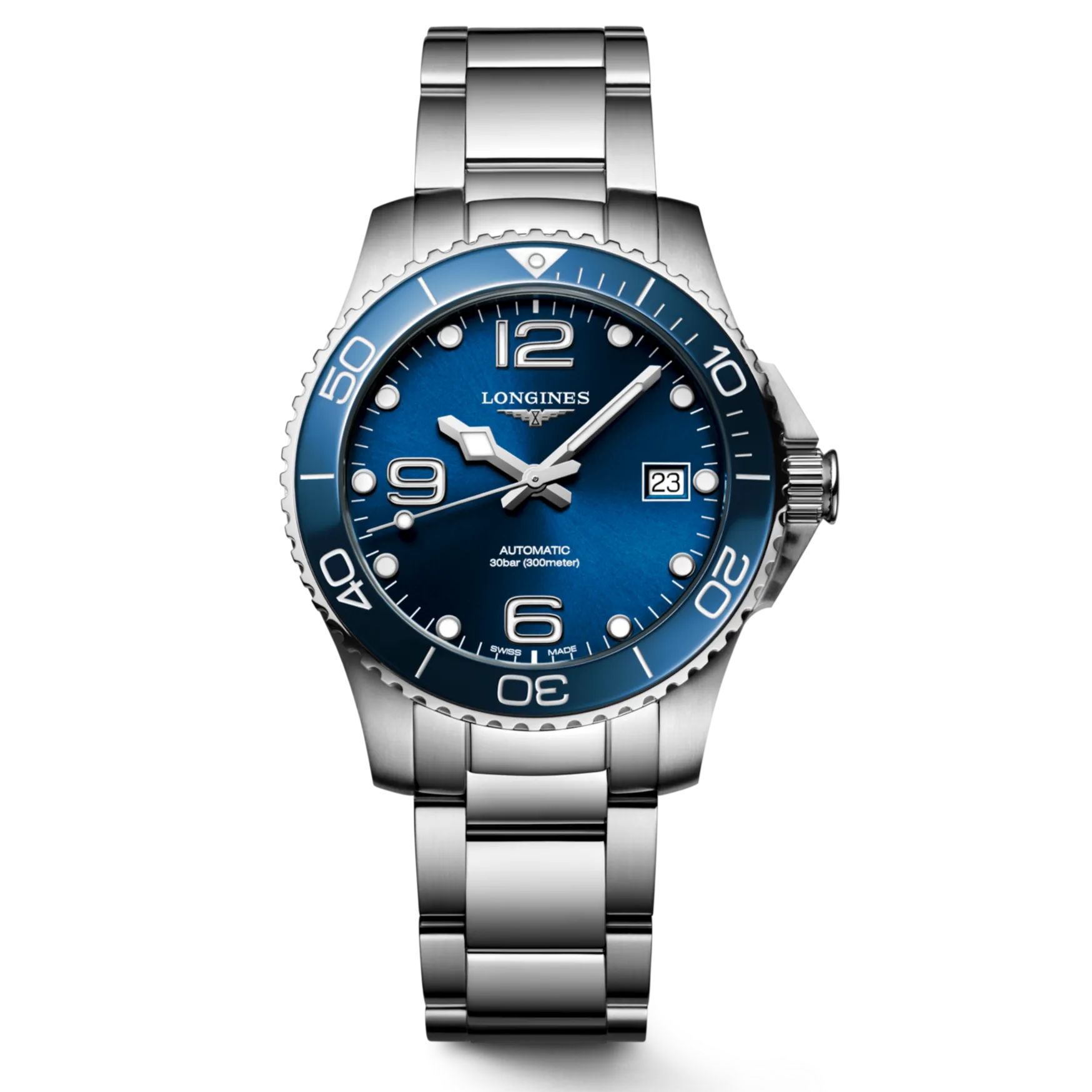 HydroConquest 39mm Stainless Steel