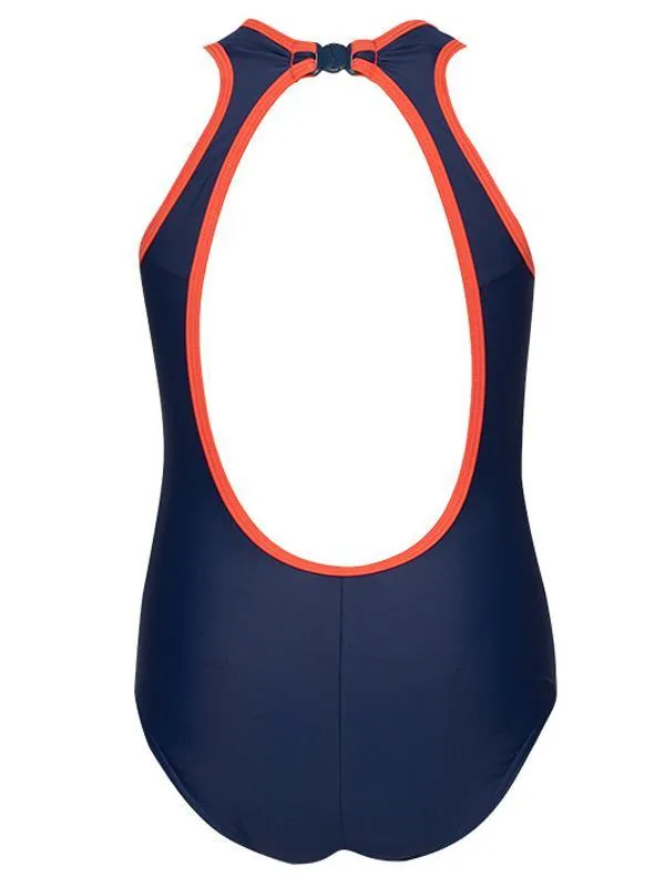 JB10040 JB Sport Girls High Neck Swimsuit - Jets