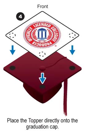 Just Kept Swimming Grad Cap Tassel Topper
