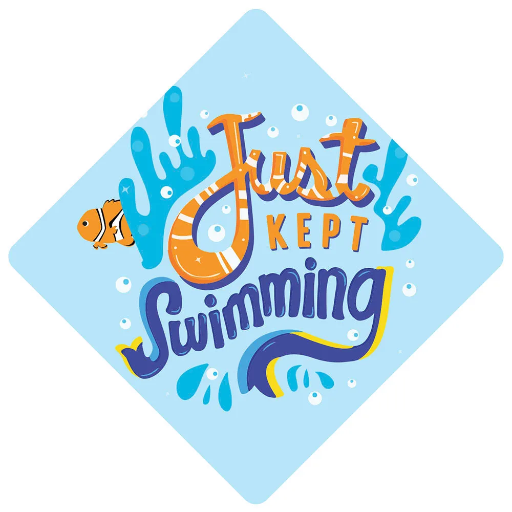 Just Kept Swimming Grad Cap Tassel Topper