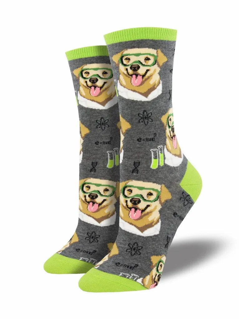 Ladies Science Lab Graphic Socks