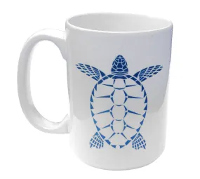 Loggerhead Sea Turtle Ceramic Mug (15 oz)