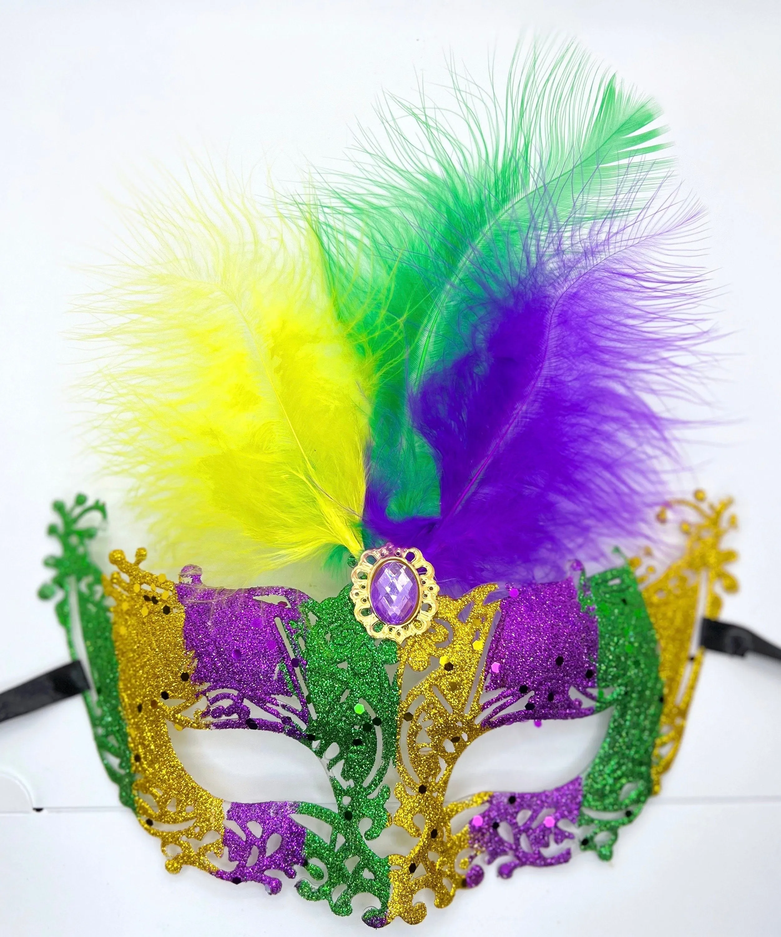 Mardi Gras Mask, Mardi Gras Masquerade, Masquerading Mask, NOLA, Purple Green Gold, Mardi Gras, Parade Outfit, Masquerade Ball, Glitter Mask