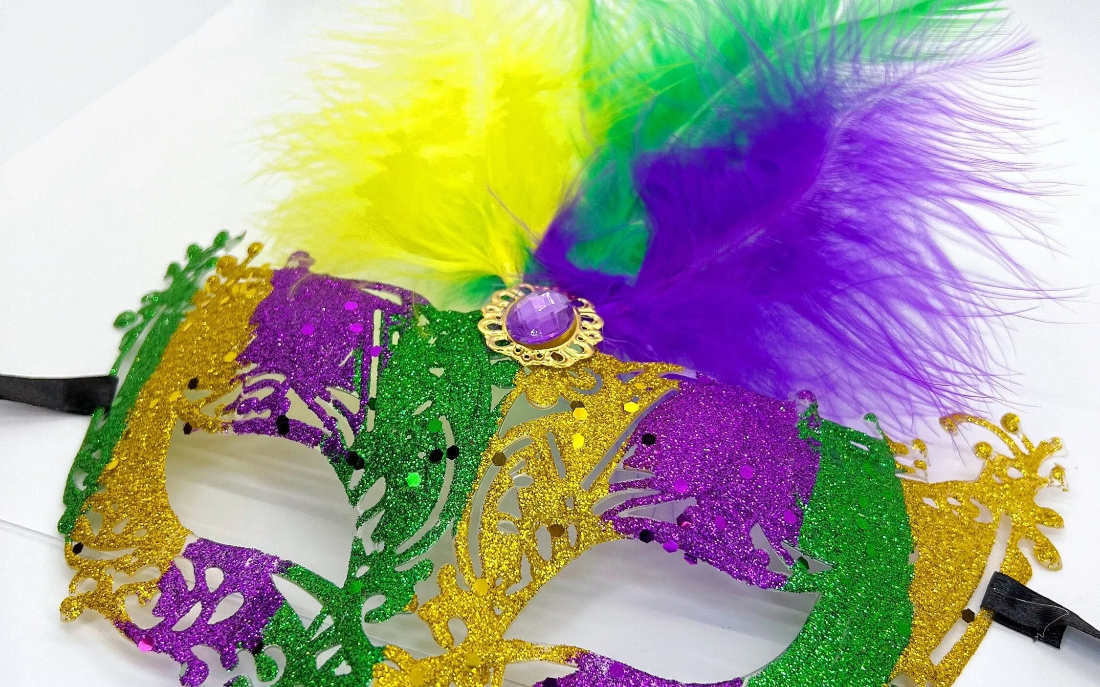 Mardi Gras Mask, Mardi Gras Masquerade, Masquerading Mask, NOLA, Purple Green Gold, Mardi Gras, Parade Outfit, Masquerade Ball, Glitter Mask