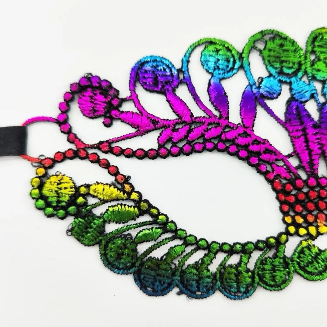 Masquerade Mask, Mardi Gras Mask, Masquerading Mask, Rainbow Mask, Masquerade Ball, PRIDE, Lace Mask