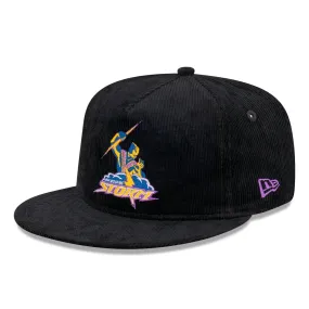 Melbourne Storm GOLFER CORDUROY Heritage Retro Flat Cap NRL Rugby League By New Era
