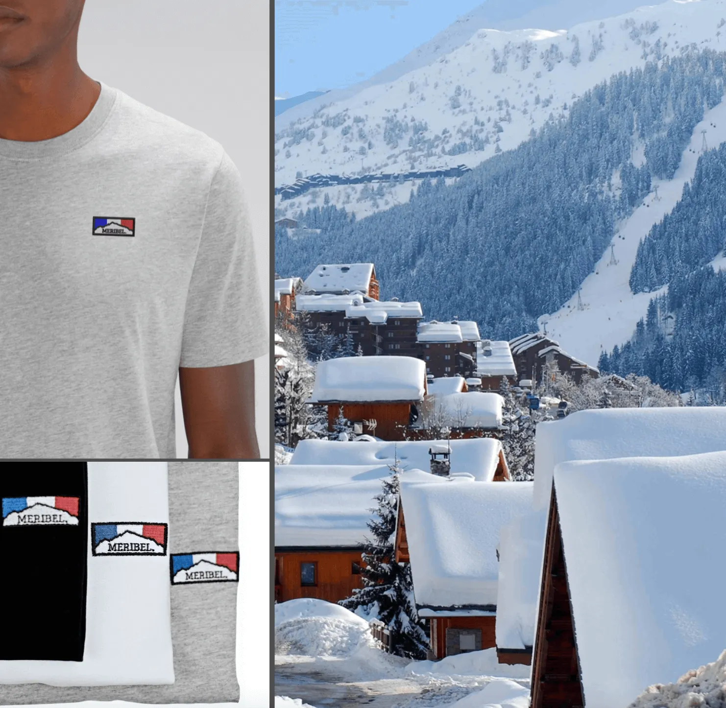 Meribel T-Shirt | Men's Relaxed Fit | 100% Organic Cotton.