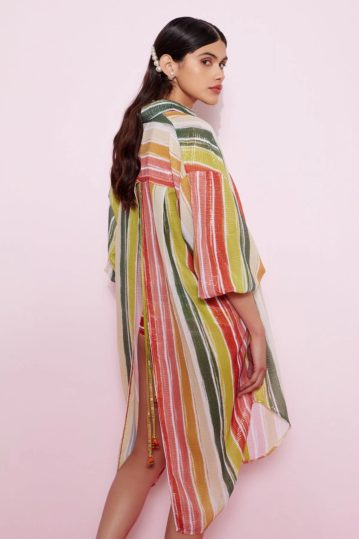 Mixed Candy Shirt Cover Up