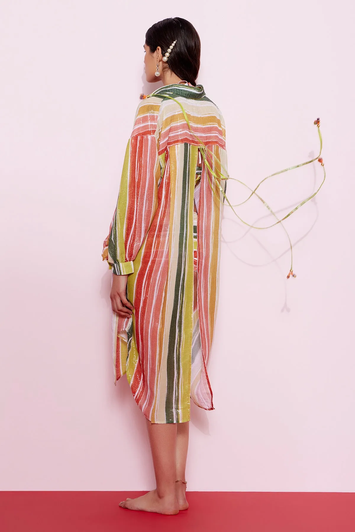 Mixed Candy Shirt Cover Up