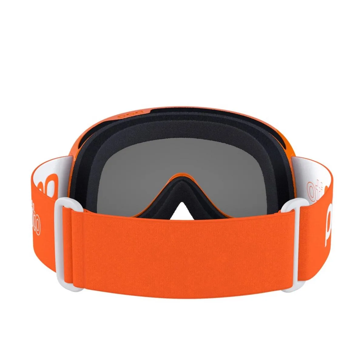 POC POCito Retina Kid's Ski Goggles Partly Sunny Silver Lens - Fluorescent Orange Frame