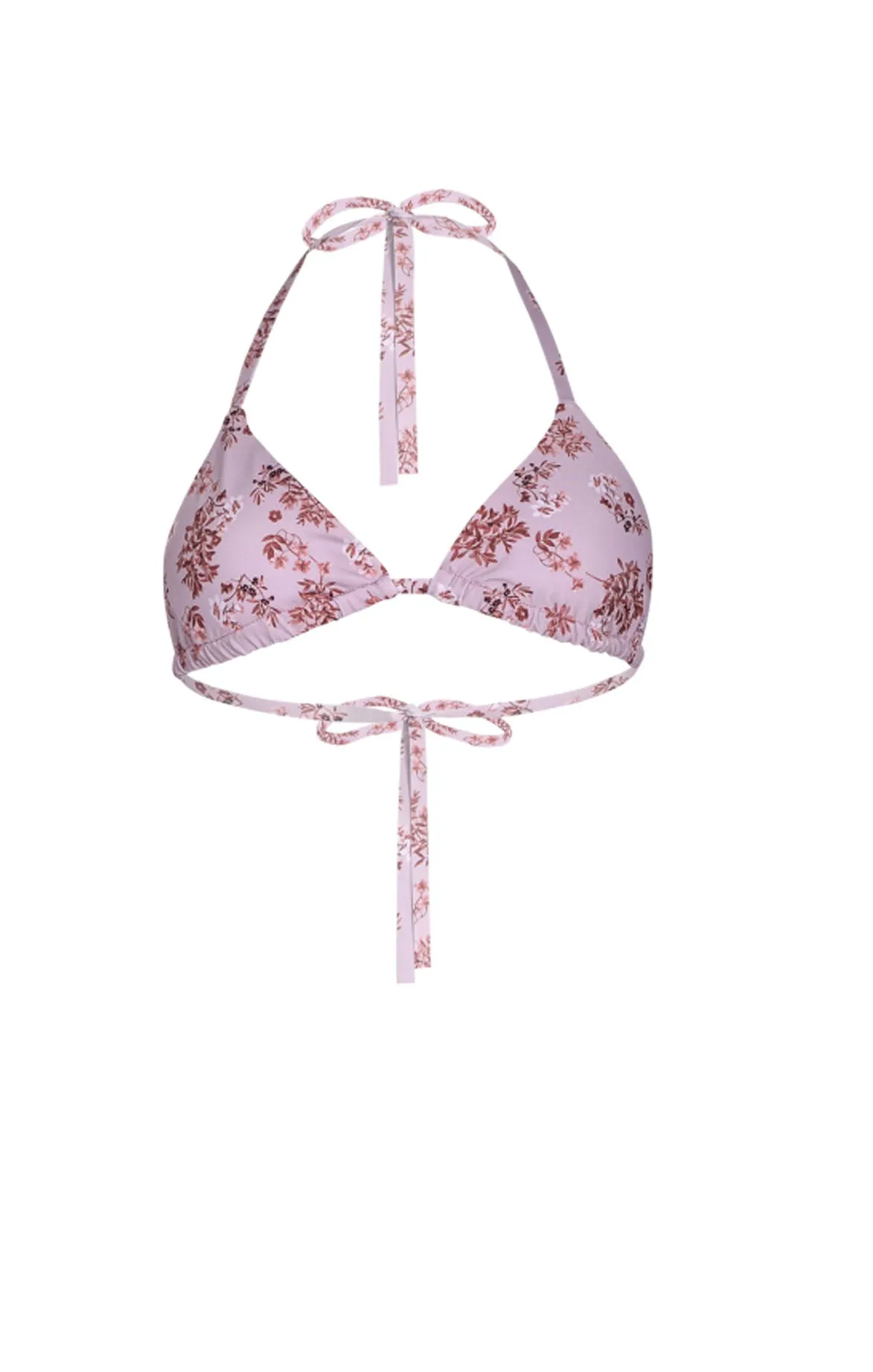 Printed Triangle Bikini Top