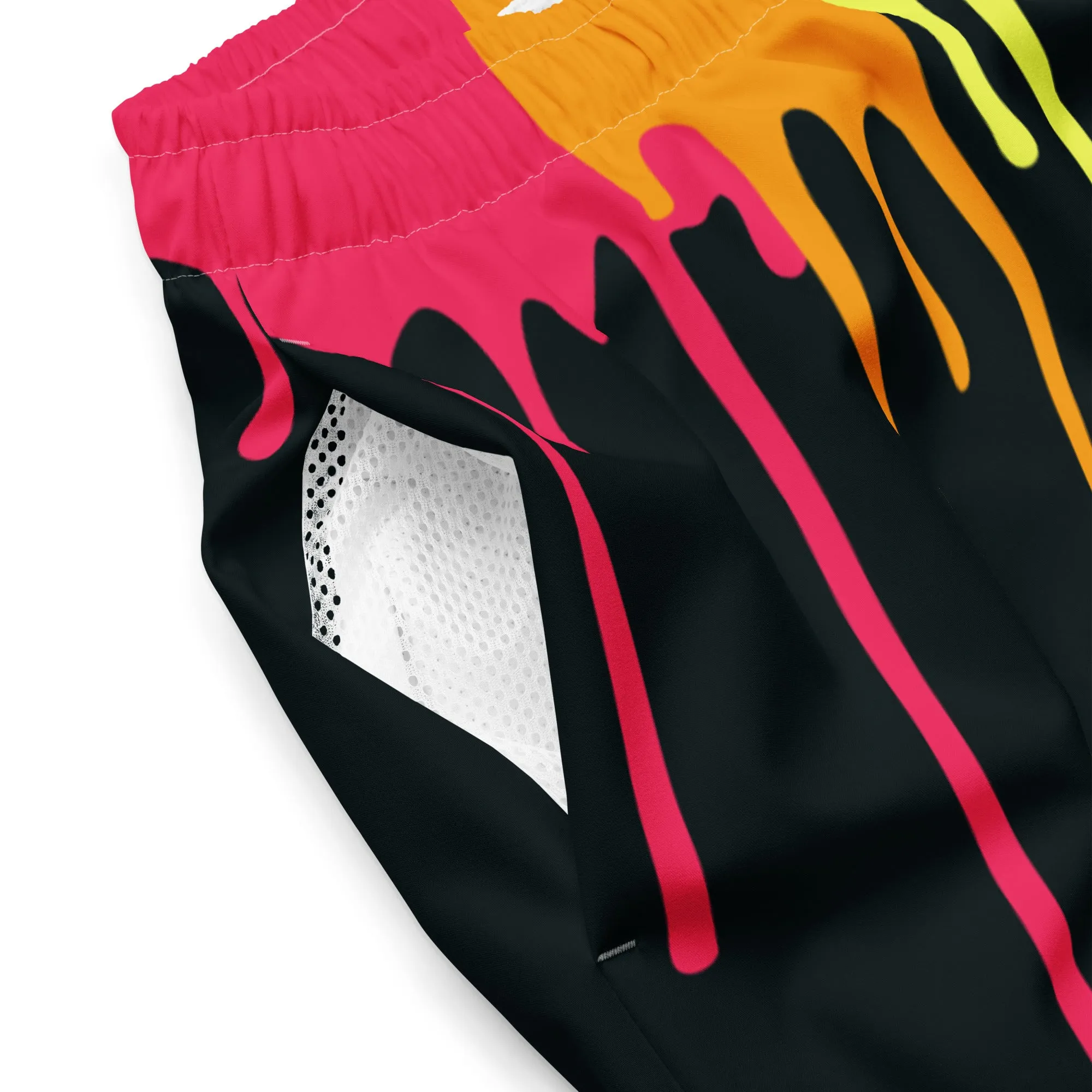 Rainbow Paint Drips Swimming Trunks