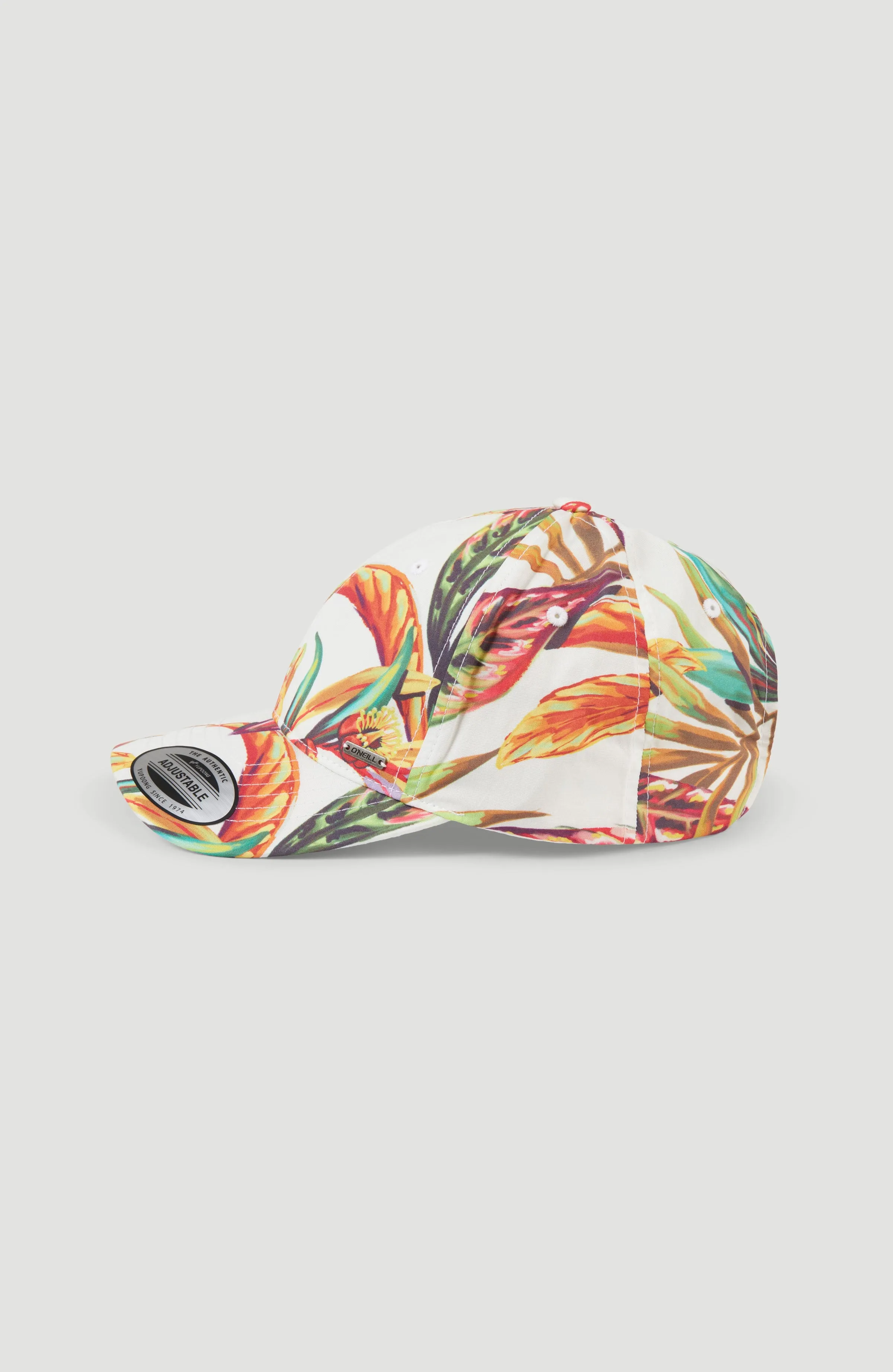 Seacoast Cap | White Tropical Flower