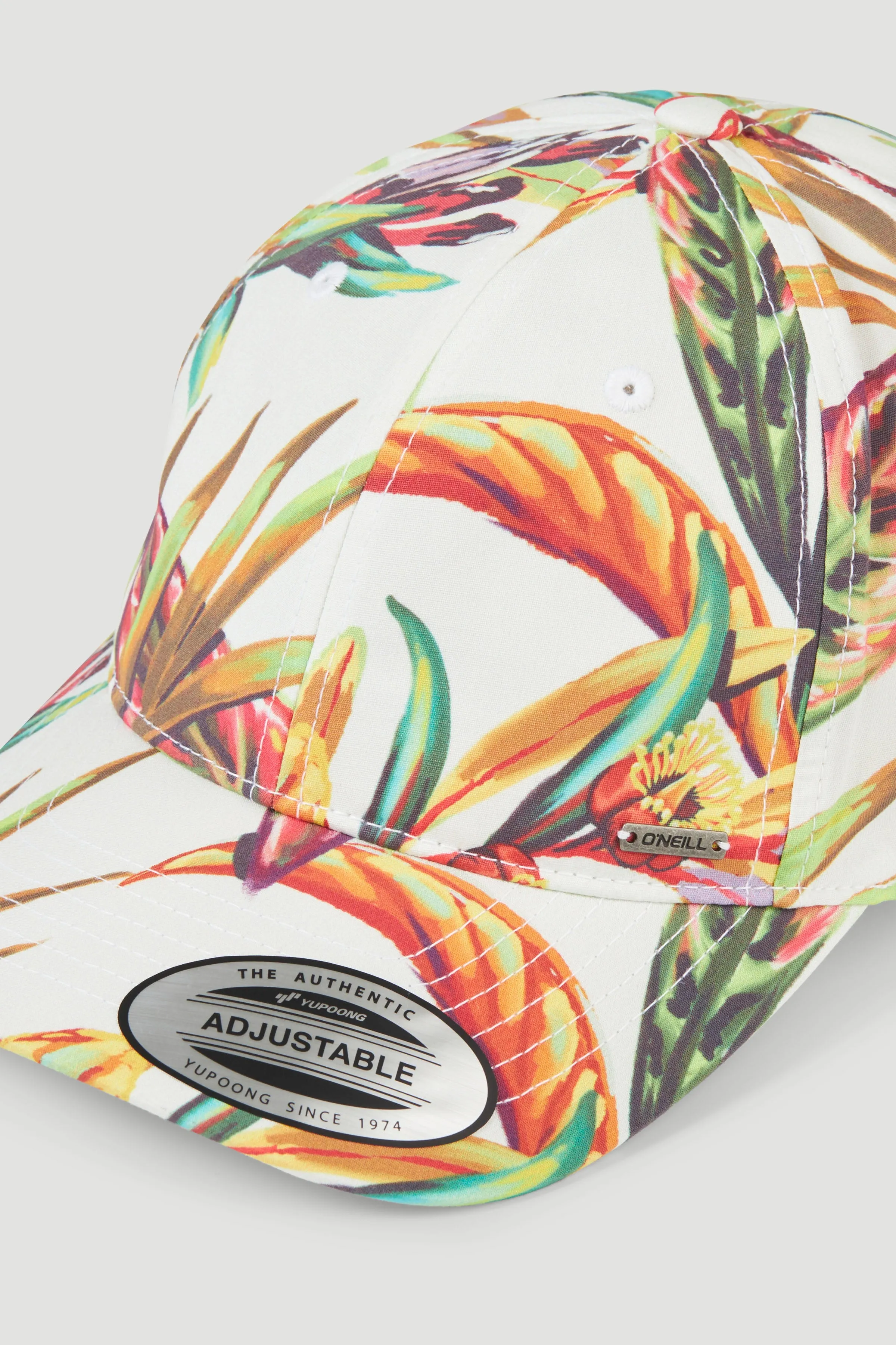 Seacoast Cap | White Tropical Flower