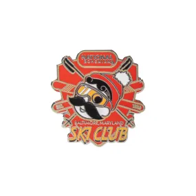 SKI CLUB ENAMEL PIN