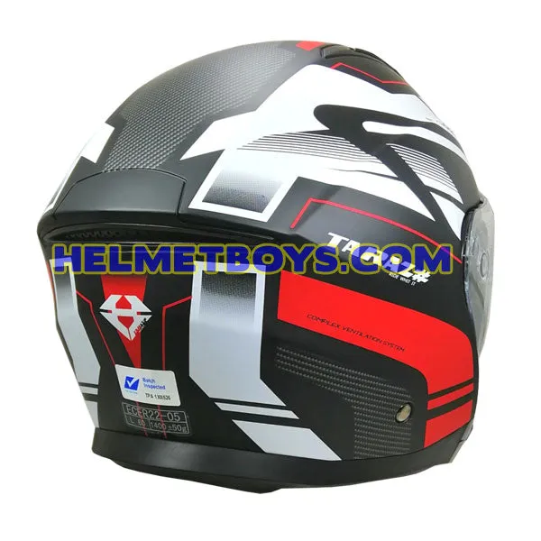 Optimized English title for TARAZ Motorcycle Sunvisor Helmet with Graphics: High-Quality TARAZ Motorcycle Sunvisor Helmet with Eye-Catching Graphics