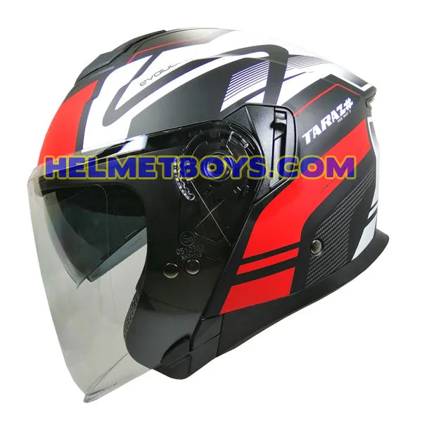 Optimized English title for TARAZ Motorcycle Sunvisor Helmet with Graphics: High-Quality TARAZ Motorcycle Sunvisor Helmet with Eye-Catching Graphics