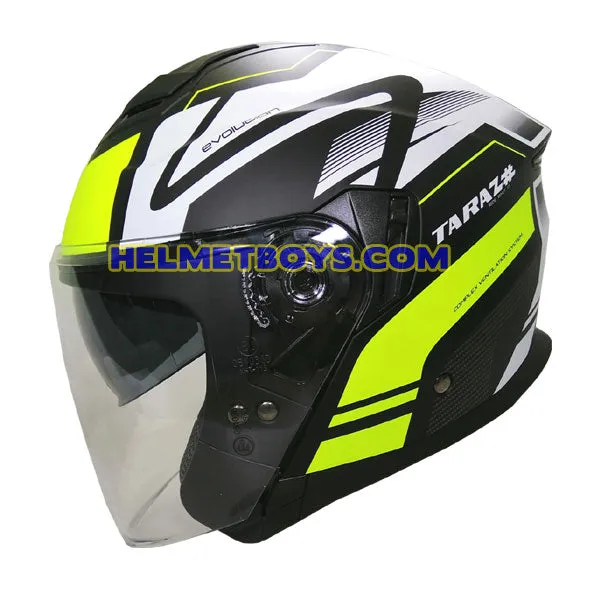 Optimized English title for TARAZ Motorcycle Sunvisor Helmet with Graphics: High-Quality TARAZ Motorcycle Sunvisor Helmet with Eye-Catching Graphics