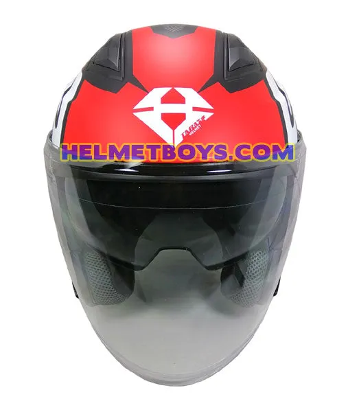 Optimized English title for TARAZ Motorcycle Sunvisor Helmet with Graphics: High-Quality TARAZ Motorcycle Sunvisor Helmet with Eye-Catching Graphics