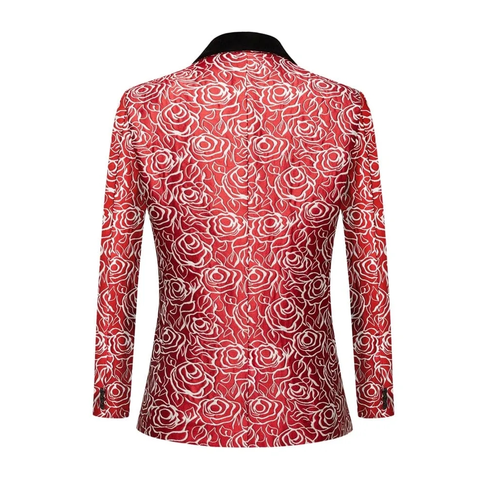 The Crimson Rose Slim Fit Two-Piece Suit