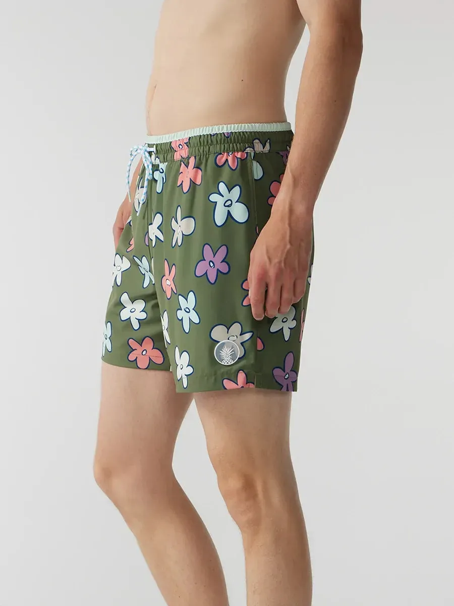 The Even Keels 5.5" (Classic Lined Swim Trunk)