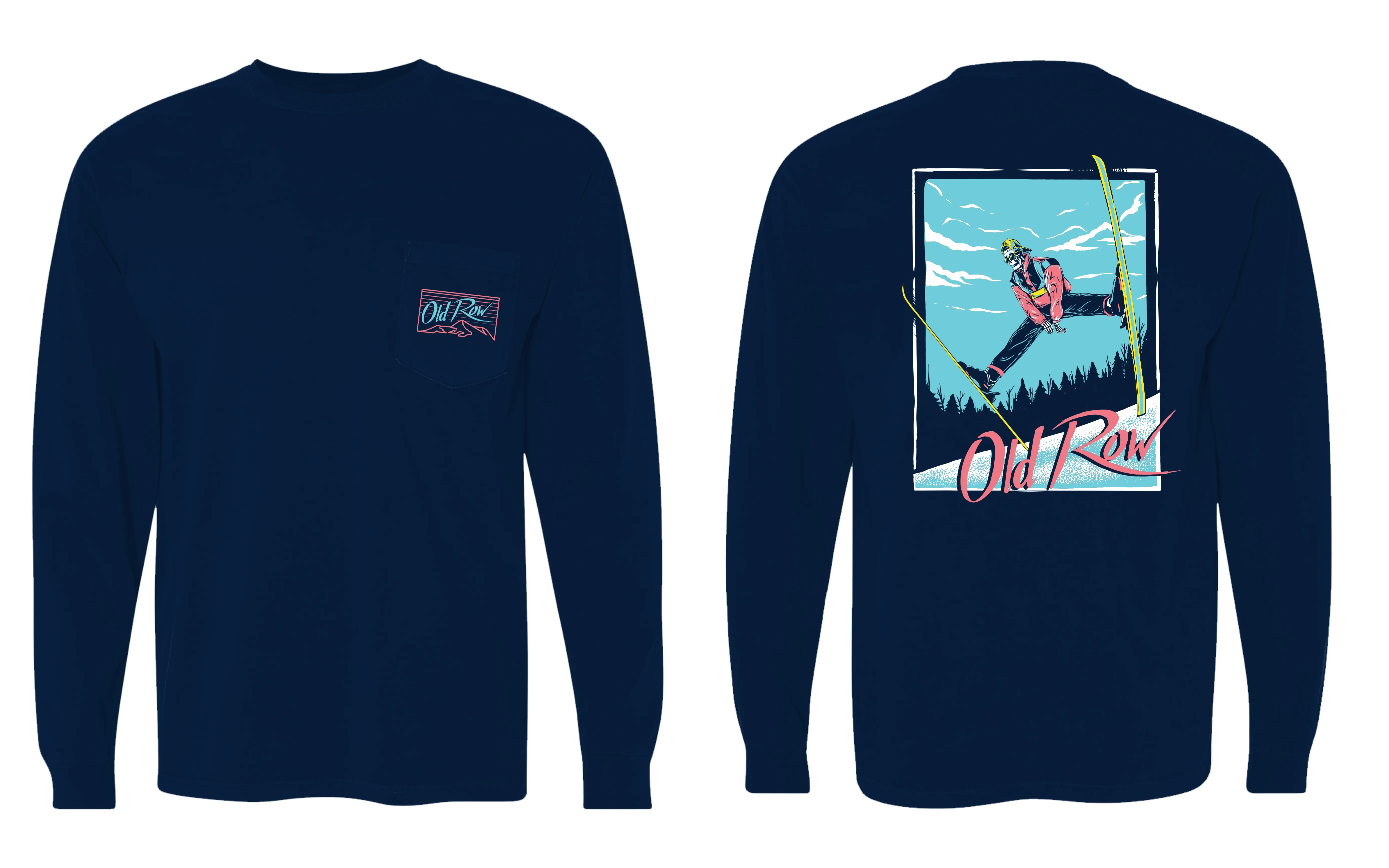 The Ski Jump Long Sleeve Pocket Tee