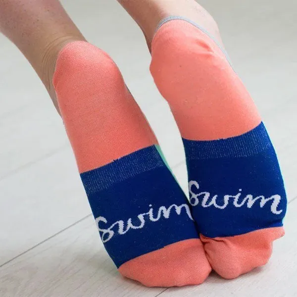 Unisex Happy Vibes No Show Socks (3 Pack)