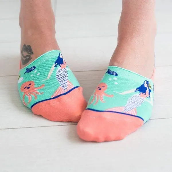 Unisex Happy Vibes No Show Socks (3 Pack)
