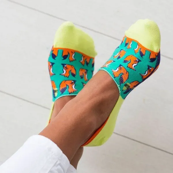 Unisex Happy Vibes No Show Socks (3 Pack)