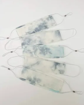 Yeg Face Mask Blue Tie Dye